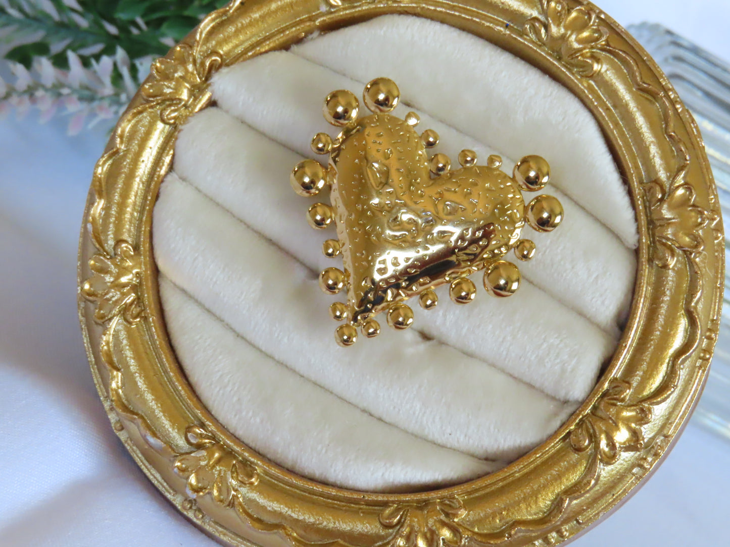 Golden Love Ring