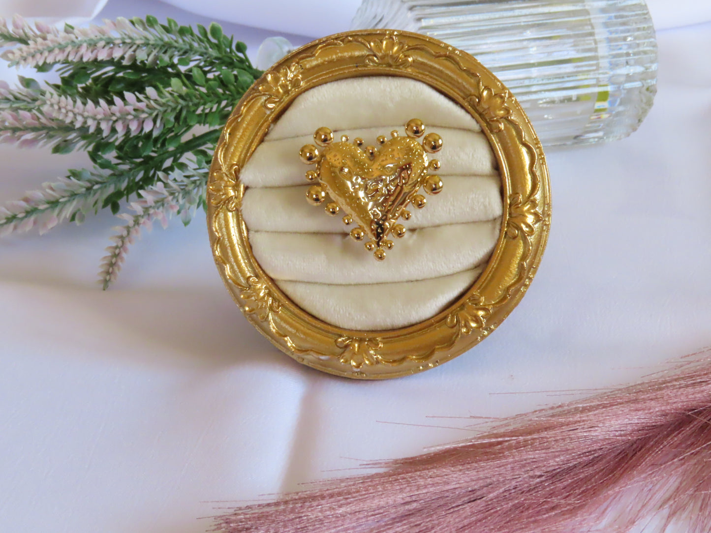 Golden Love Ring